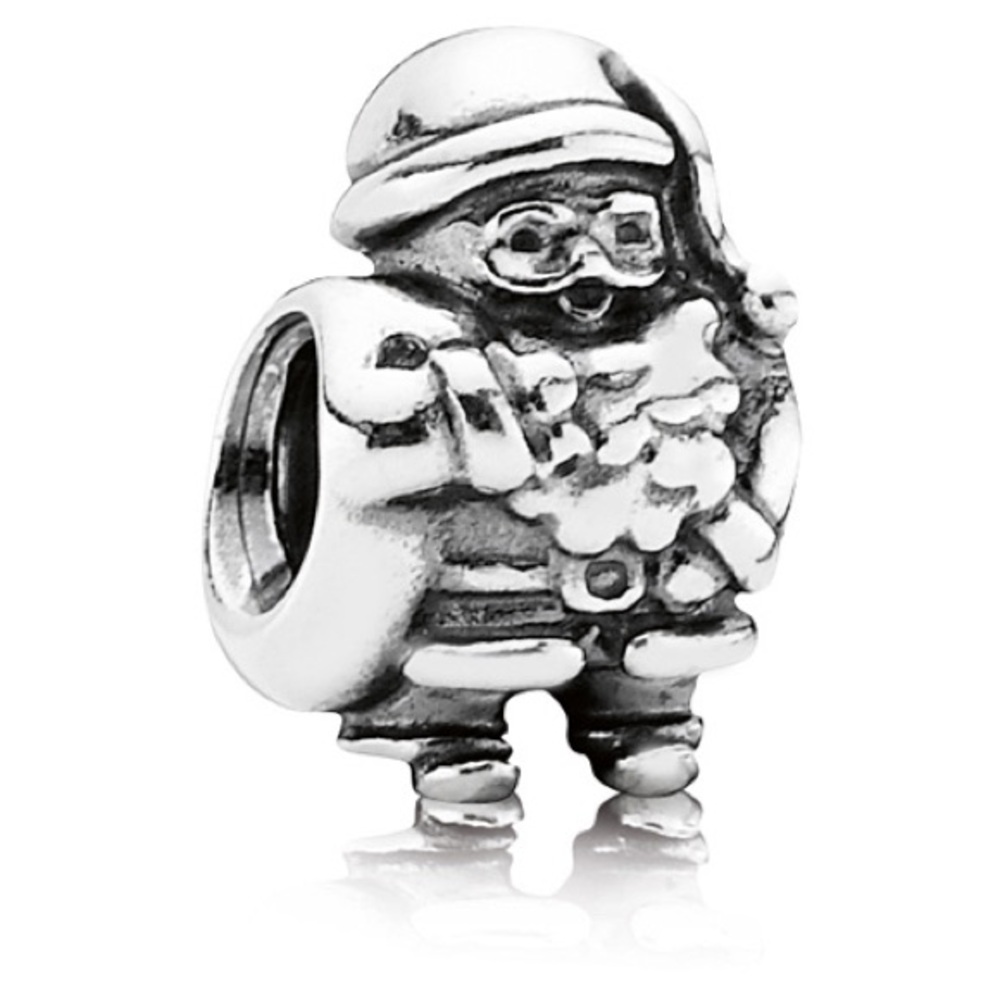 Genuine Retired PANDORA Santa Claus Charm; 790852